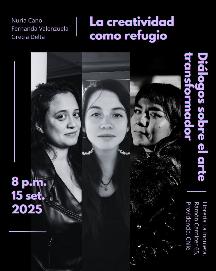 La creatividad como refugio: conversatorio del arte como acompañamiento de la salud mental llega a Santiago 1 CARRUSEL LA INQUIETA 1
