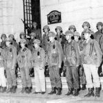 infantes de marina en las puertas de la intendencia en la noche del golpe