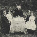 Vintage Werewolf Party — Photo ancienne dHalloween e1774537512322