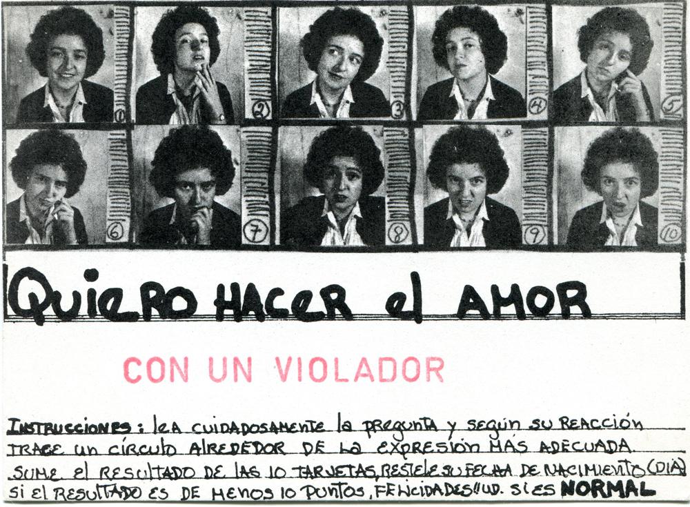 Lo Normal detalle Monica Mayer 1978