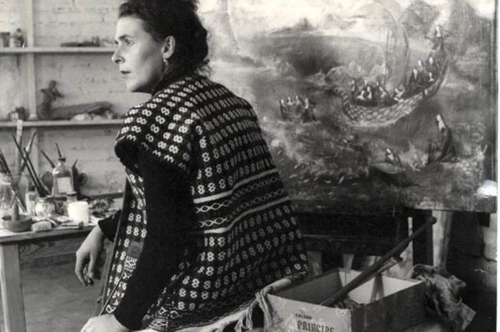 3 leonora carrington en su estudio de ciudad de mexico 1024x1192 1