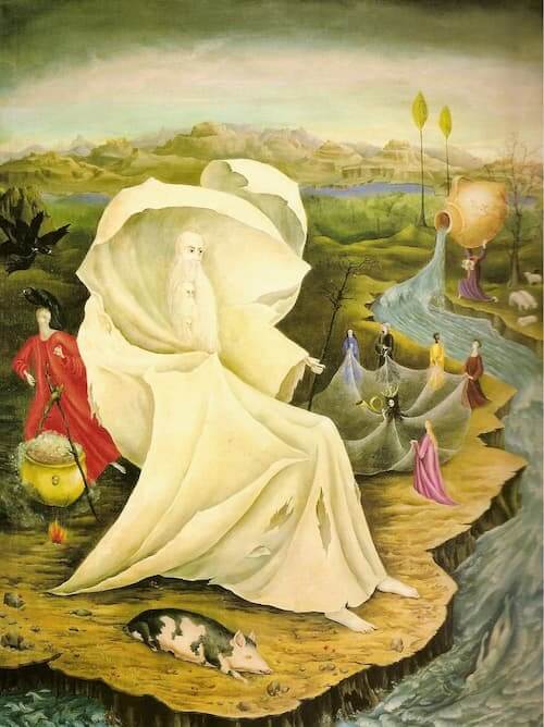 ¿Conoces a Leonora Carrington?: la pintora surrealista que escapó de la internación en un psiquiátrico y se refugió en México 7 la tentacion de san antonio 1